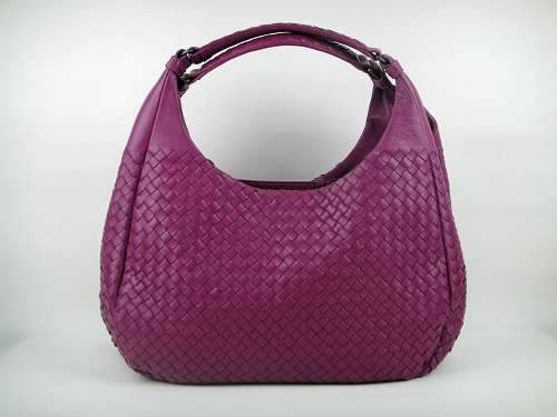 Bottega Veneta Woven Nappa Leather Shoulder Bag 6262 purple